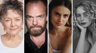 Hold Still L-R: Elizabeth Hawthorne, Hugo Weaving, Julia Gardell and Orla Doyle. Images supplied.