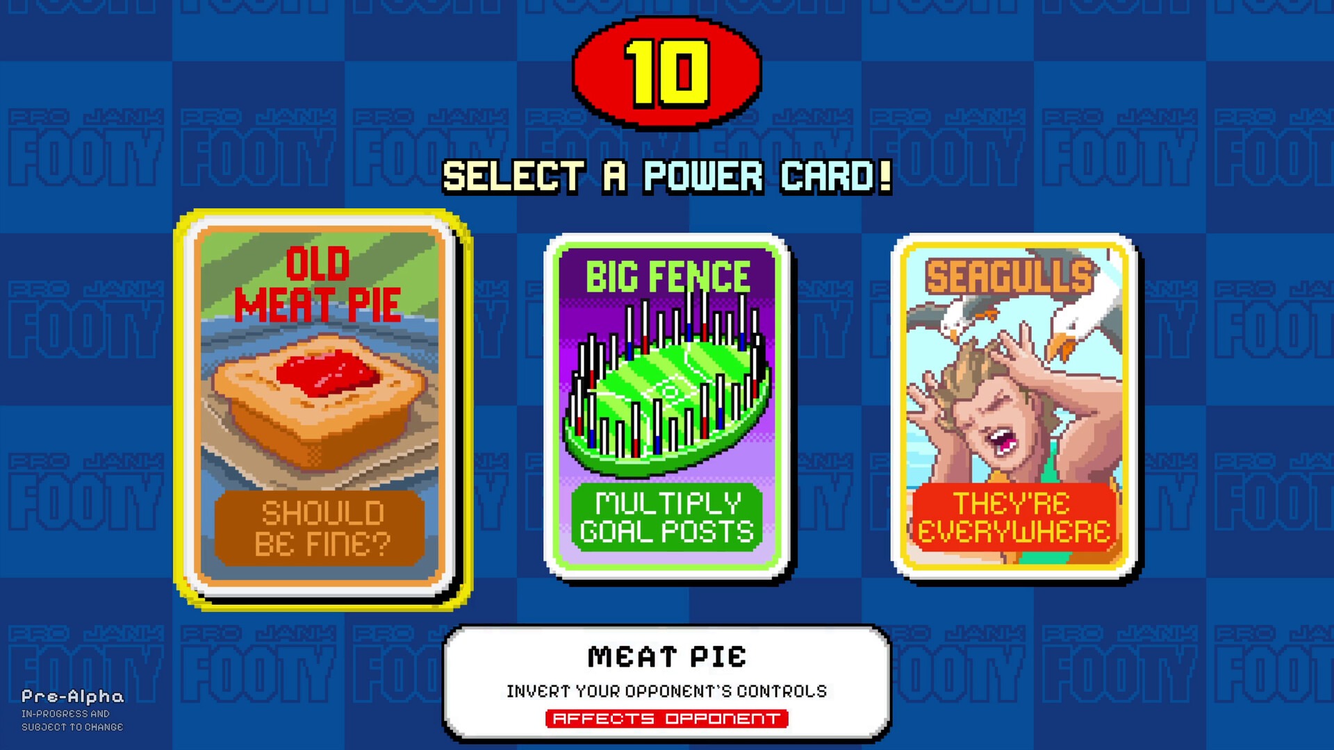 Pro Jank Footy Power-Ups