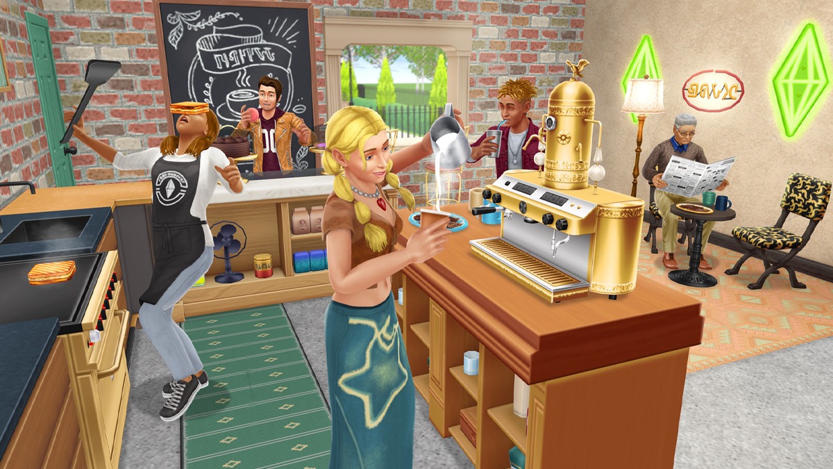 Screenshot Of The Sims Freeplay. Image: Firemonkeys Studios.
