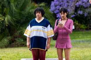 Elise (Lydia West) and Barbara (Natasha Liu Bordizzo) in He Had It Coming. Image: Jungle Entertainment / Stan.