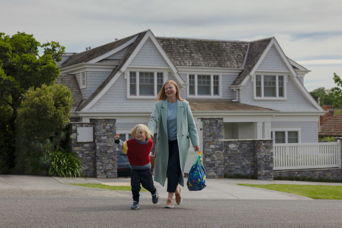 Sarah Snook in All Her Fault. Image: Foxtel Group. Photo: Sarah Enticknap / PEACOCK.