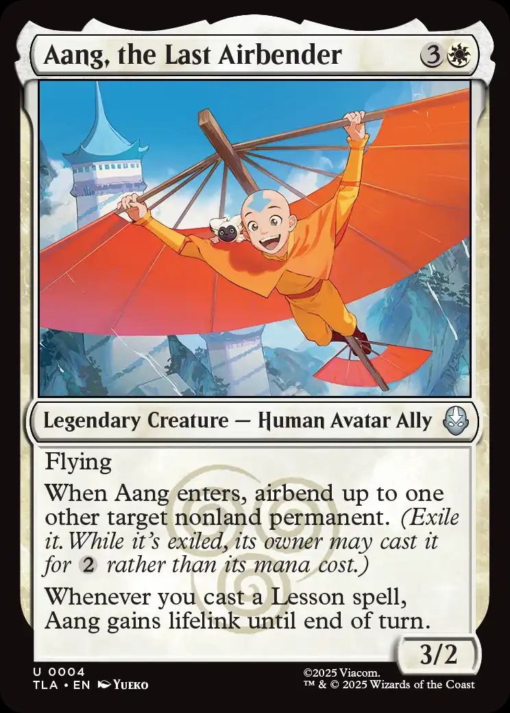 Avatar The Last Airbender Mtg Aang