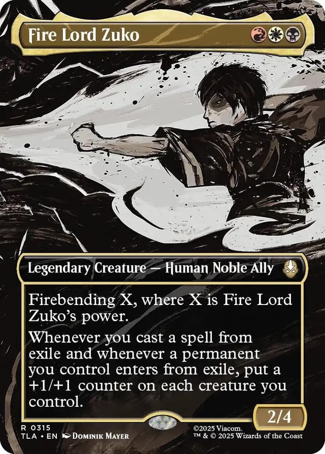 Mtg Avatar The Last Airbender Zuko