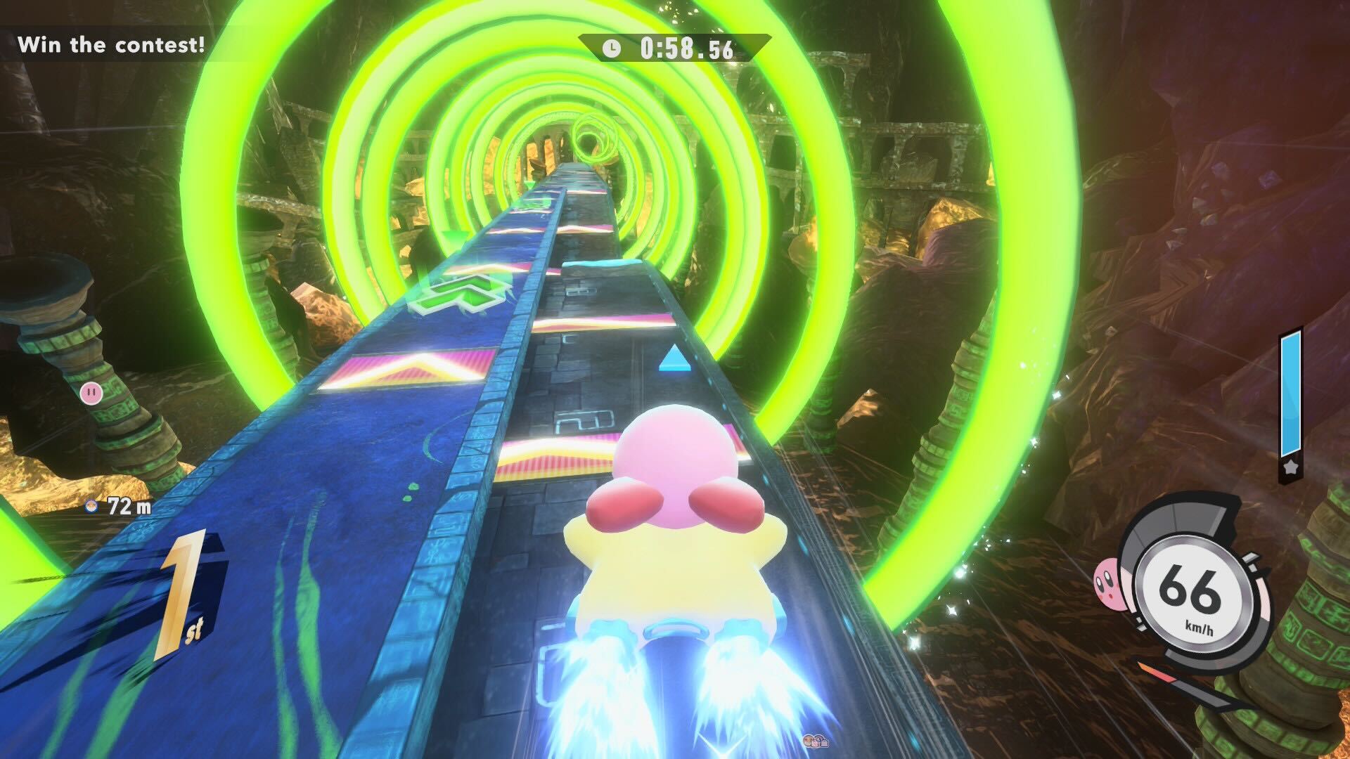 Kirby Air Riders Tracks Gameplay