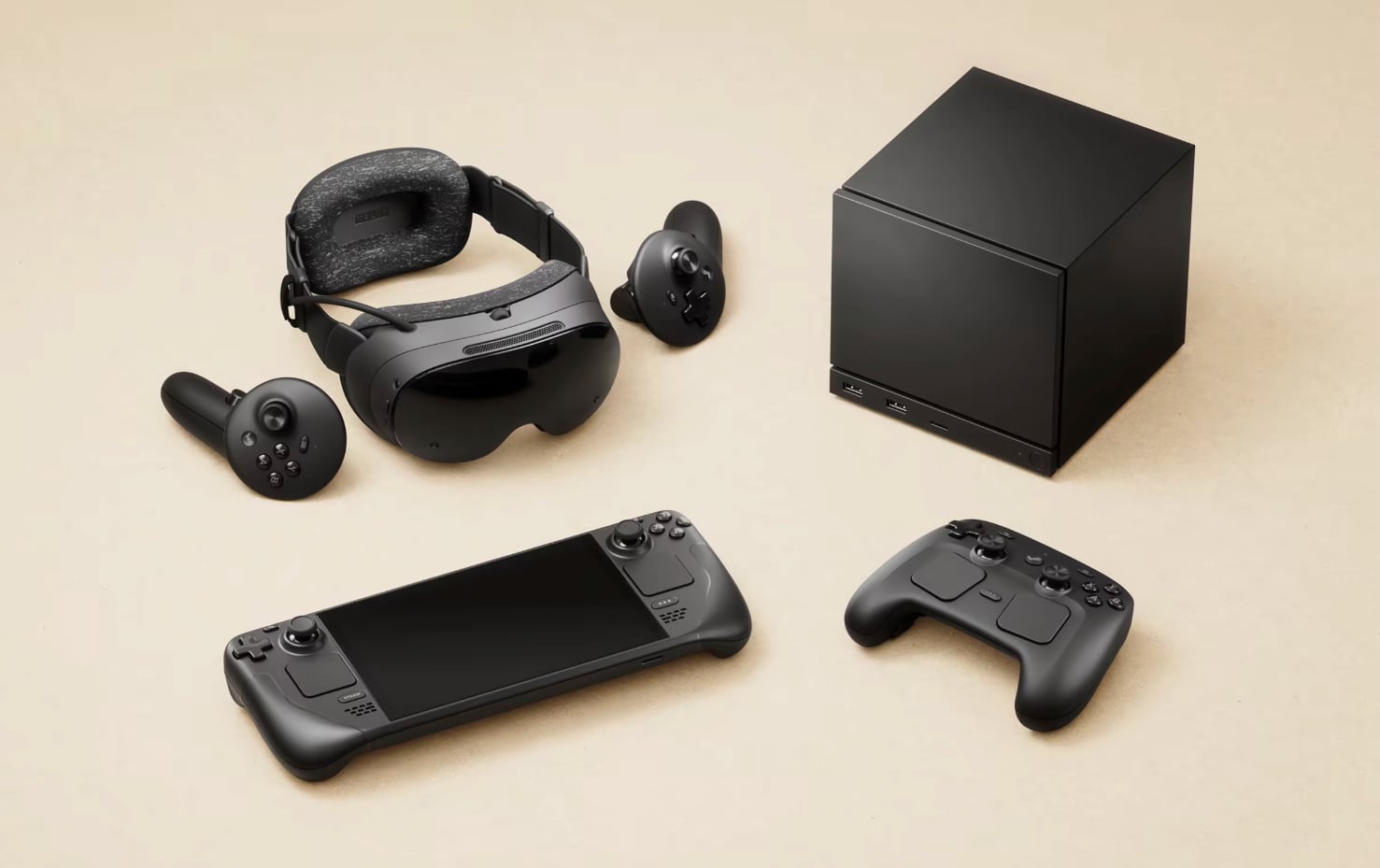 Steam Console Frame Vr Headset Controller Valve Devices
