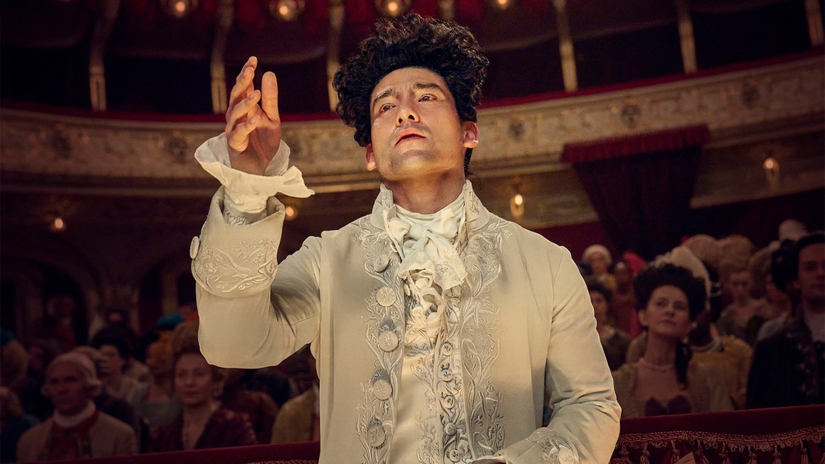 Will Sharpe in Amadeus. Image: Binge.