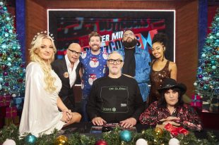 Never Mind the Buzzcocks Christmas Special 2024. Image: SBS On Demand.
