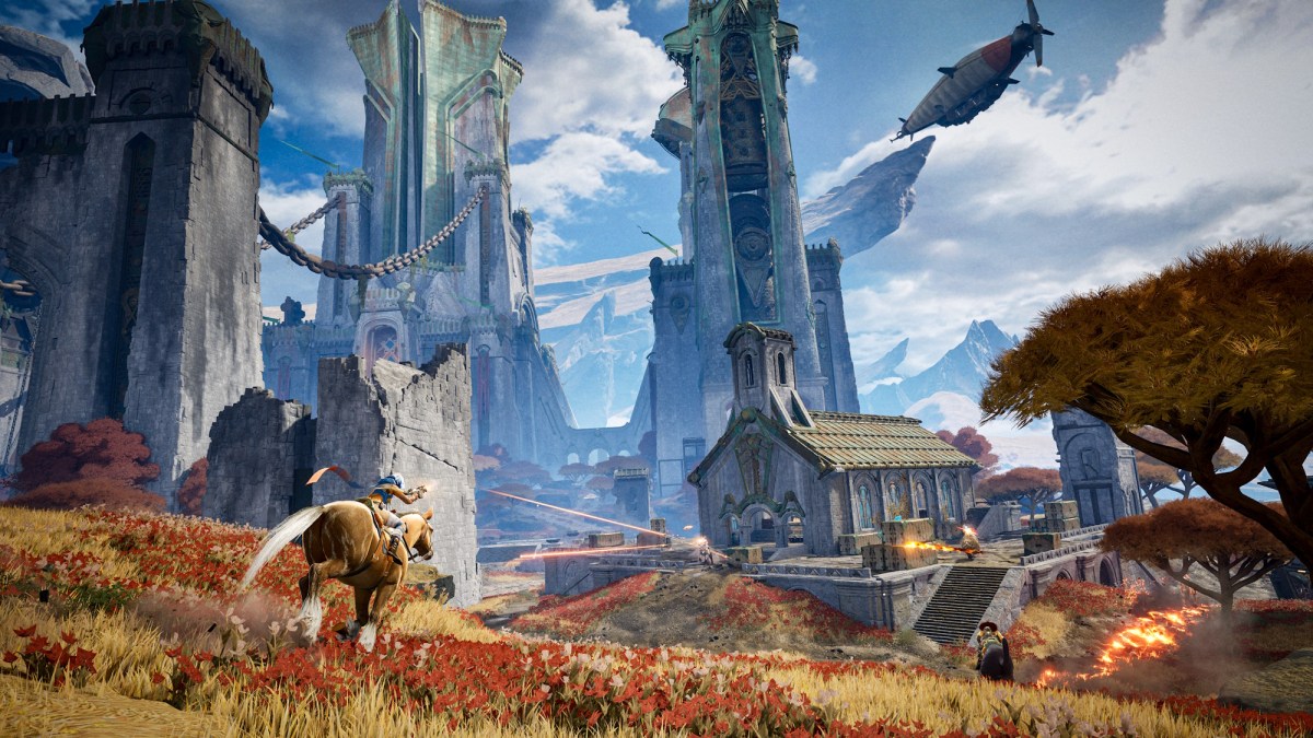Highguard. Image: Wildlight Entertainment. A Depiction Of The Game's Richly Imagined World, Which Blends The Stylings Of The American Wild West With Swords-And-Sorcery High Fantasy.