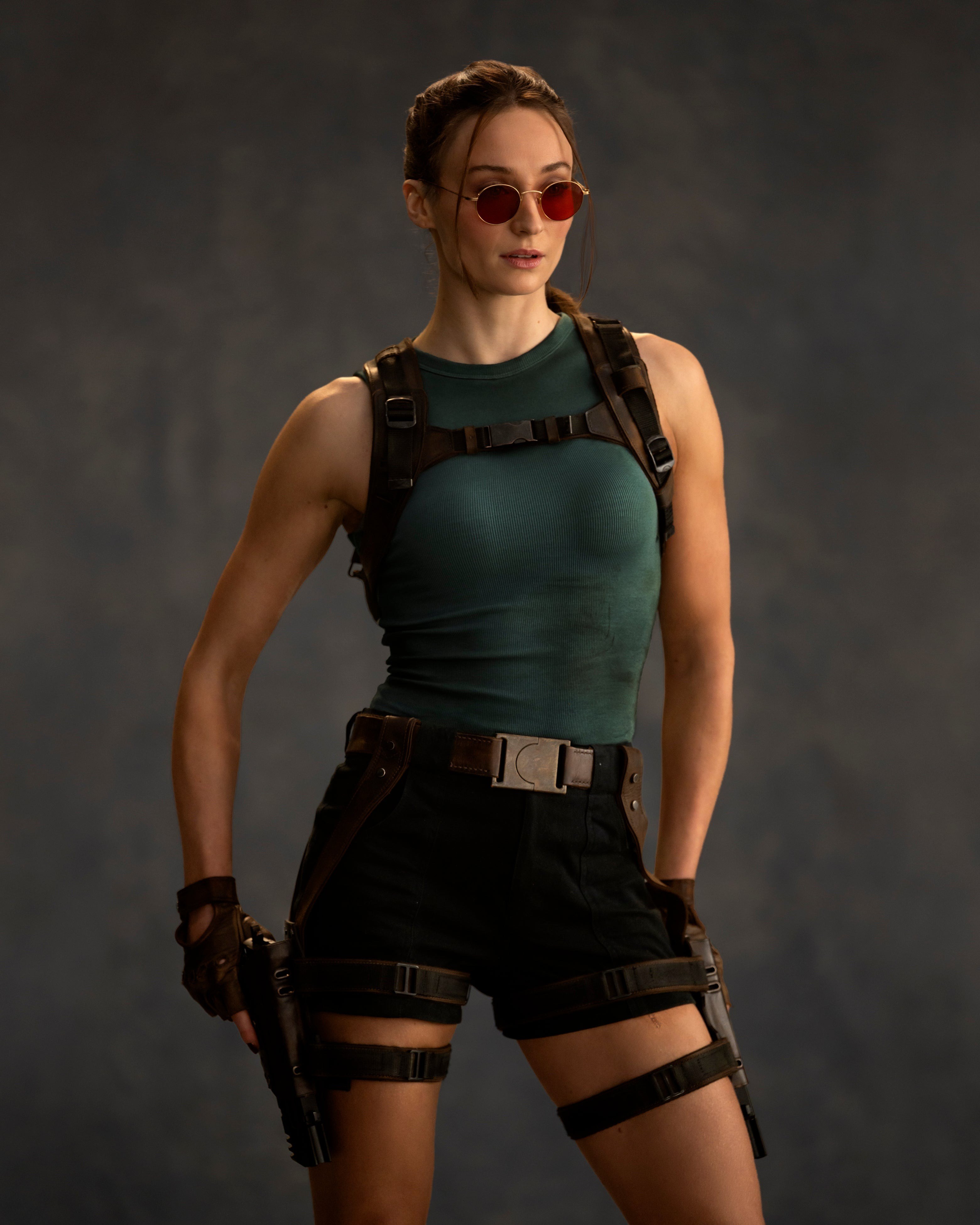 Prime Video reveals first look at Sophie Turner as Lara Croft in Tomb ...