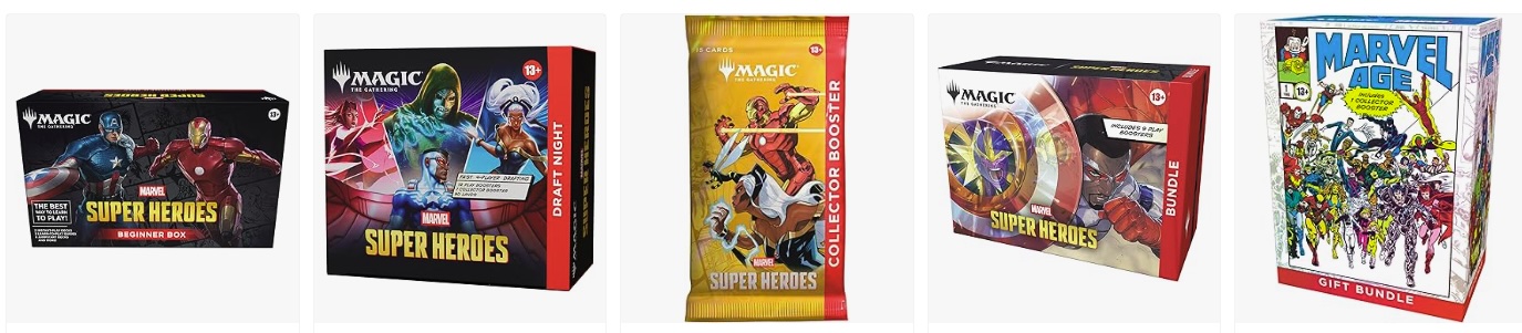 Mtg Marvel Super Heroes Set