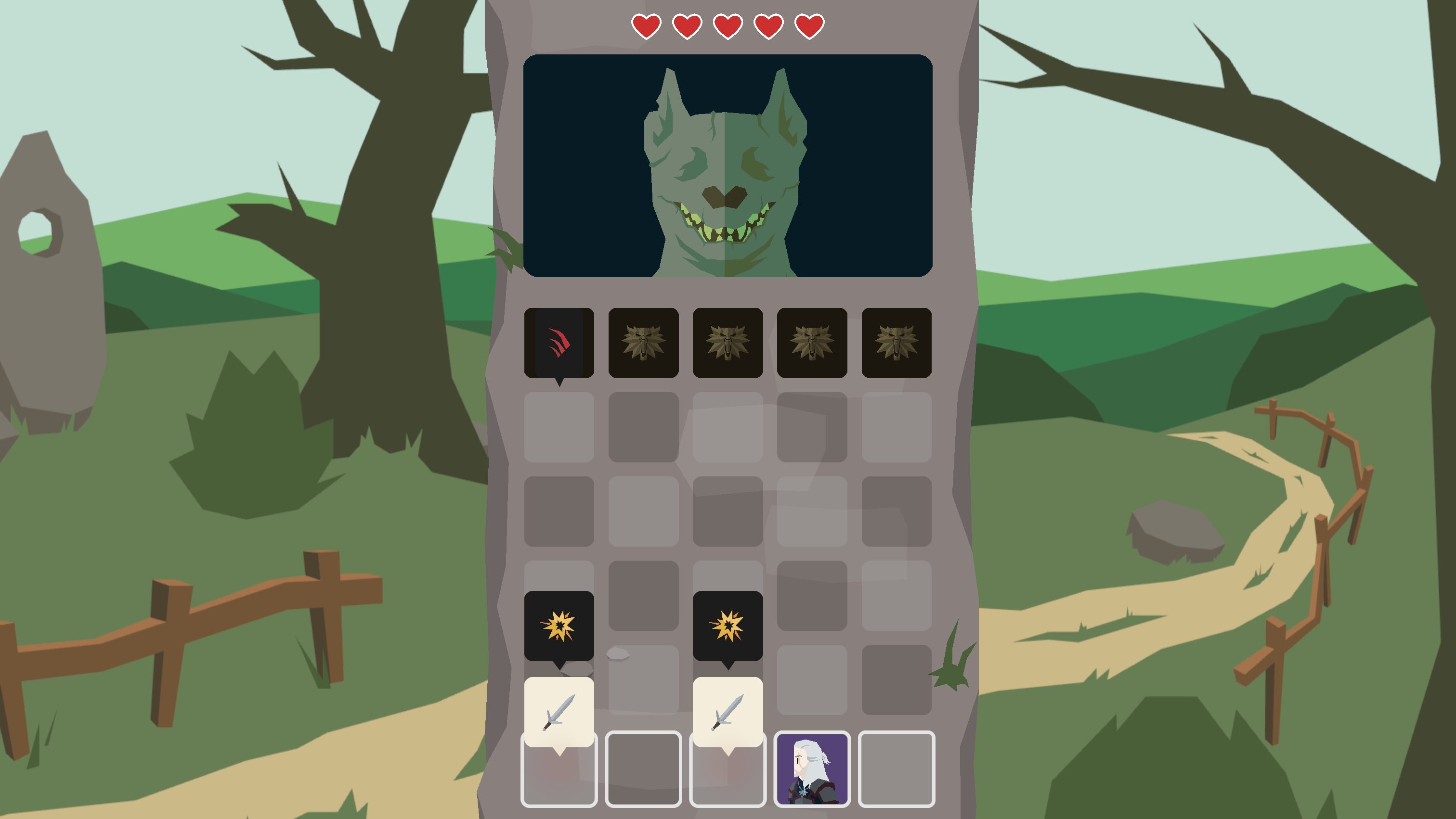 Reigns: The Witcher. Screenshot: Screenhub.