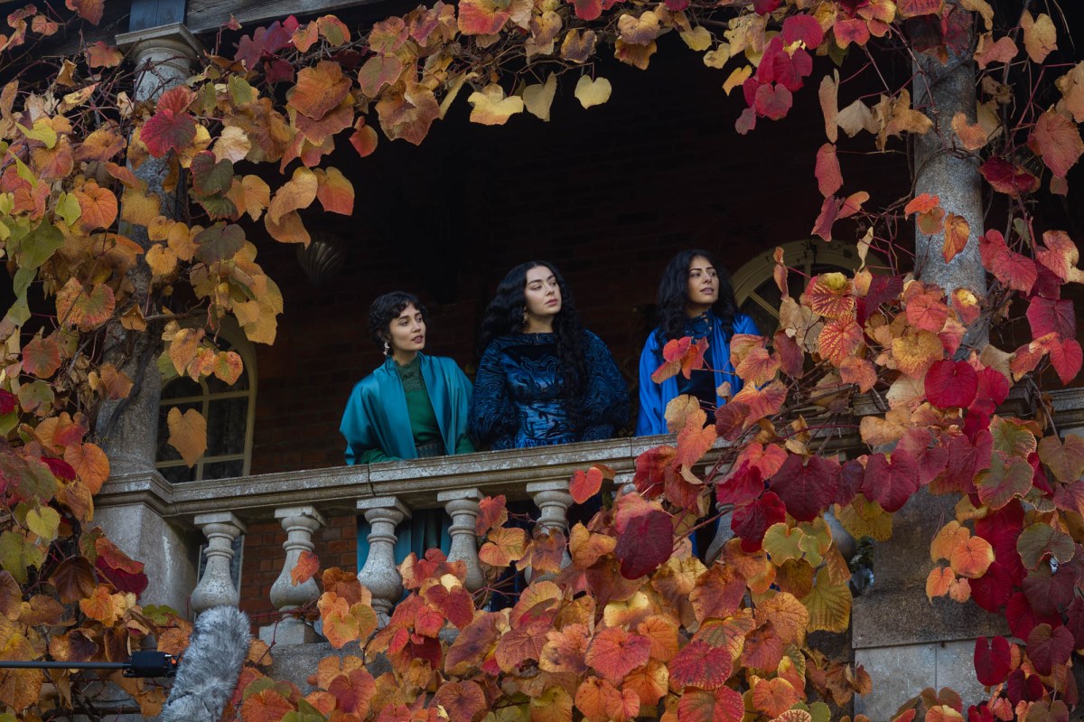Charli XCX, Olivia D'Lima, and Kerena Jagpal in Julia Jackman’s 100 Nights of Hero. Image: Independent Film Company/AMC+.