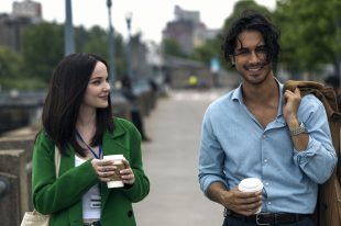 Dove Cameron and Avan Jogia star in 56 Days. Image: Prime Video.