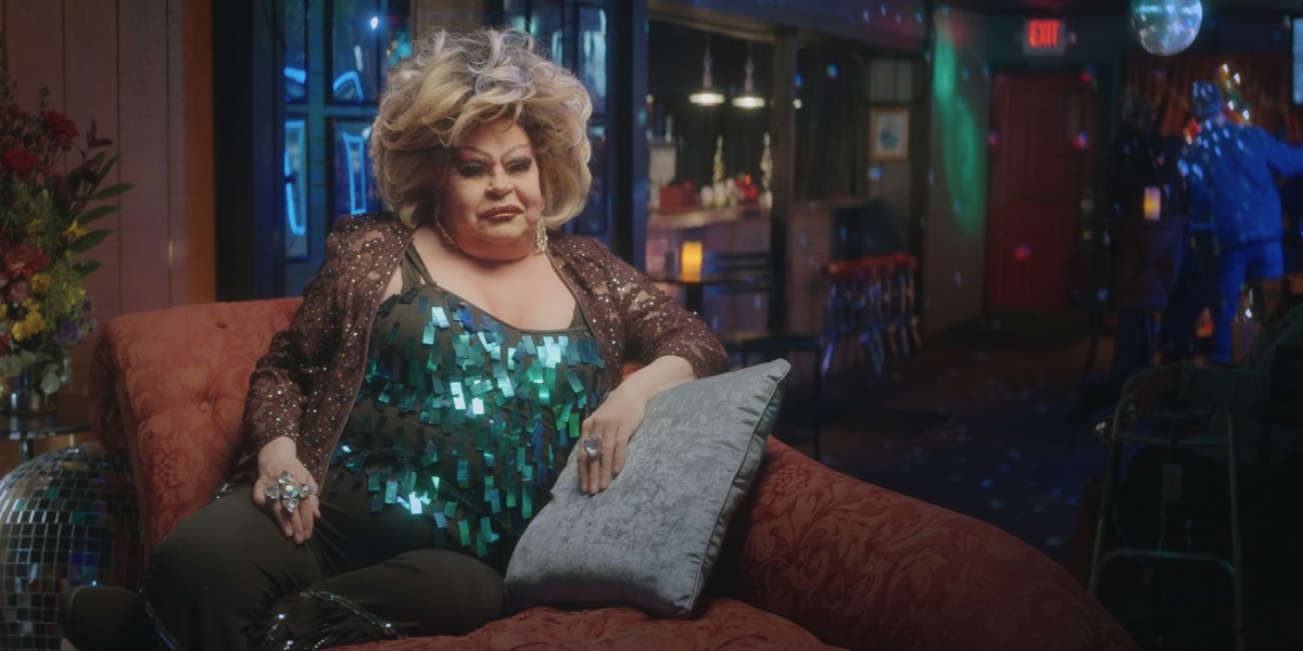 Hurricane Summers in Murder in Glitterball City. Image: HBO Max.