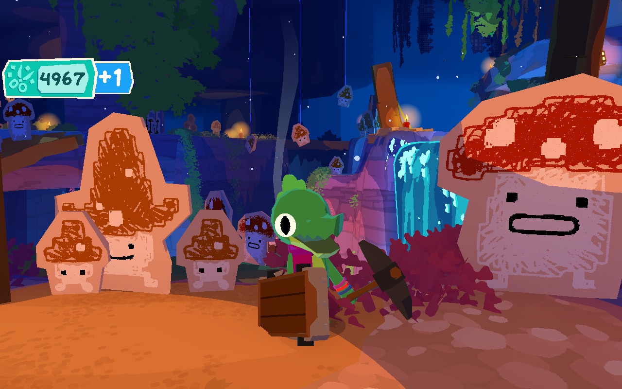 Lil Gator Game: In The Dark. Screenshot: Screenhub.