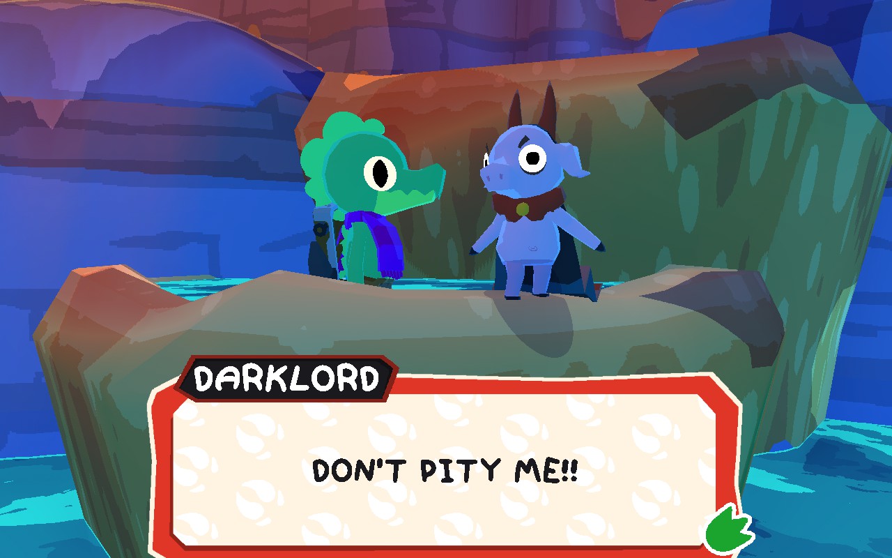 Lil Gator Game: In The Dark. Screenshot: Screenhub.