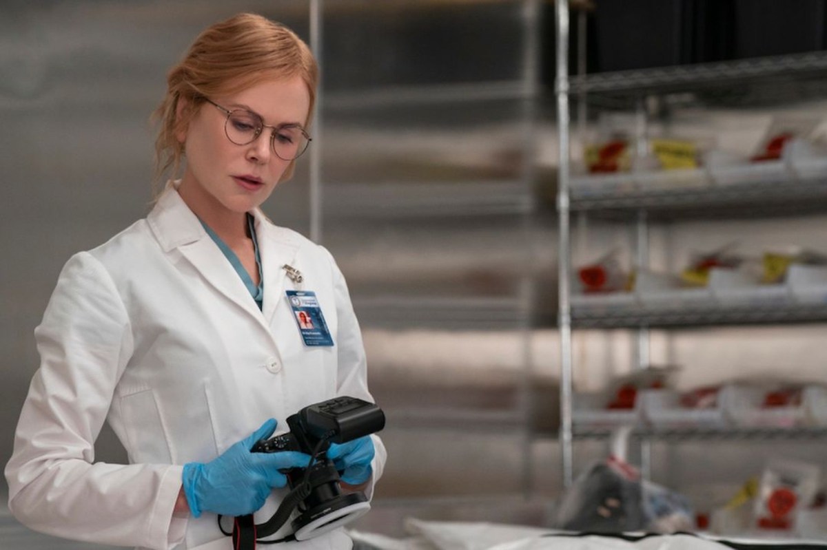 Kay Scarpetta (Nicole Kidman) In Scarpetta. Photo: Prime.
