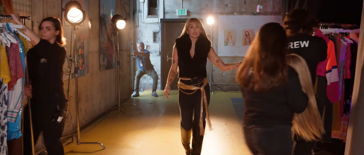 Miley Cyrus In The Hannah Montana 20Th Anniversary Special. Image: Disney+.