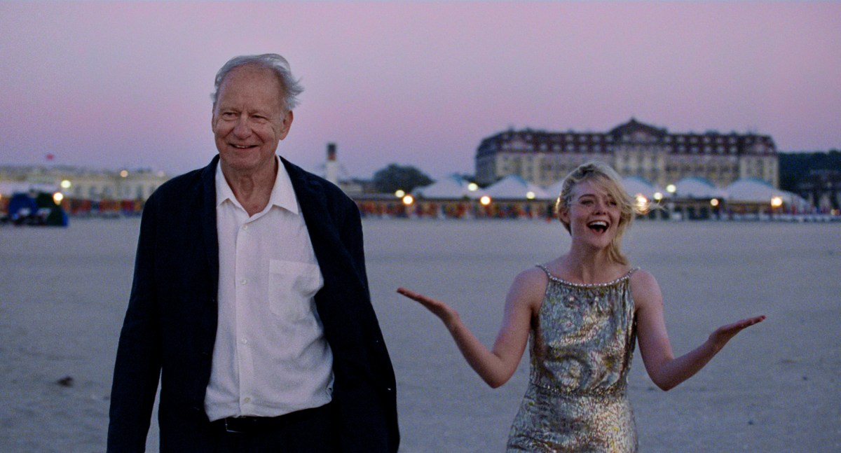 Stellan Skarsgård And Elle Fanning In Sentimental Value. Image: Kasper Tuxen Andersen.