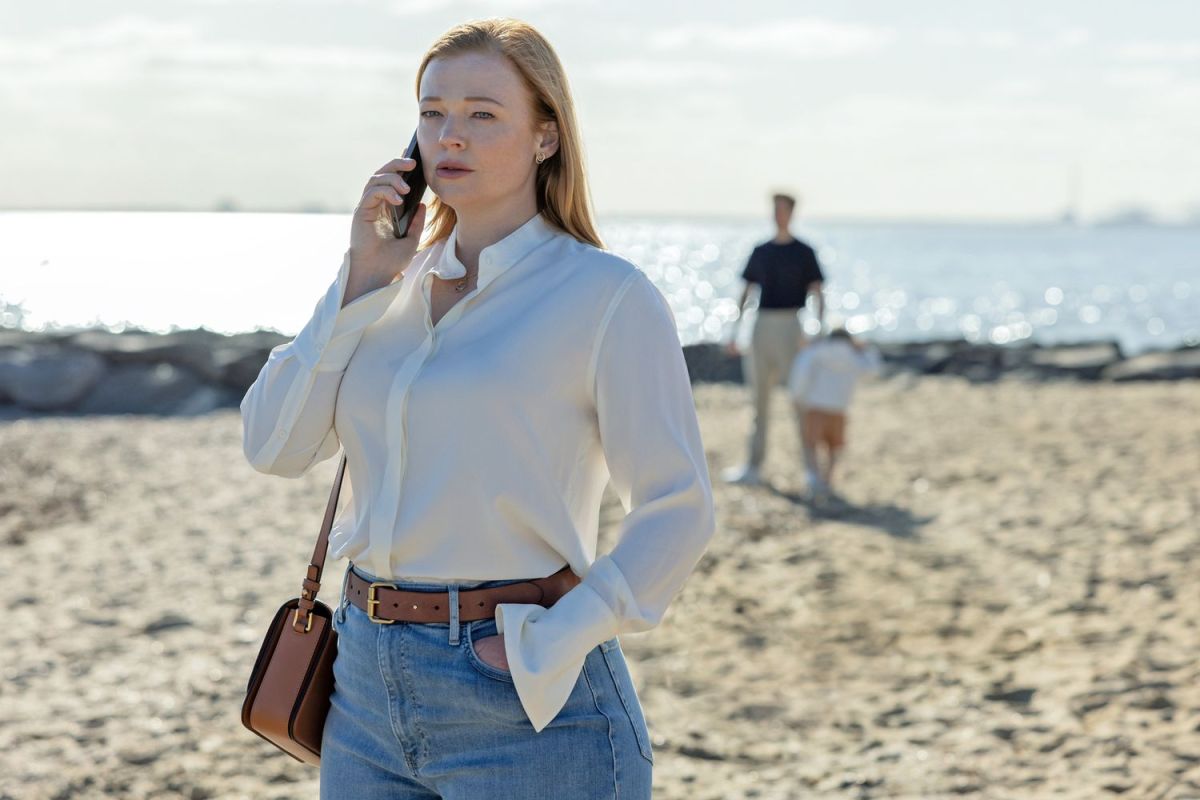 Sarah Snook In All Her Fault. Image: Peacock. 