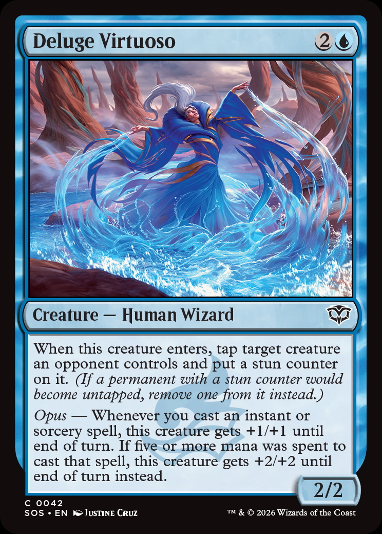 Deluge Virtuoso mtg secrets of strixhaven card