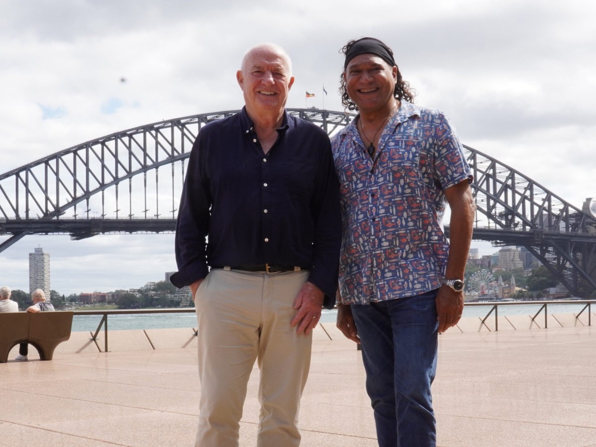Rick Stein And Mark Olive In Rick Stein's Australia. Image: Sbs.
