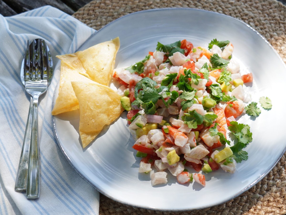 Ceviche Of Kingfish &Amp; Prawns In Rick Stein's Australia. Image: Sbs.