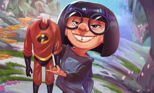 Edna Mode - Fashion Designer. Image: Stefano Spagnuolo. disney lorcana wilds unknown