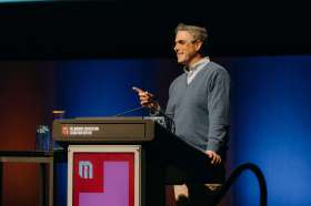 Developer Josh Sawyer at GCAP 2025. Image: GCAP / IGEA.