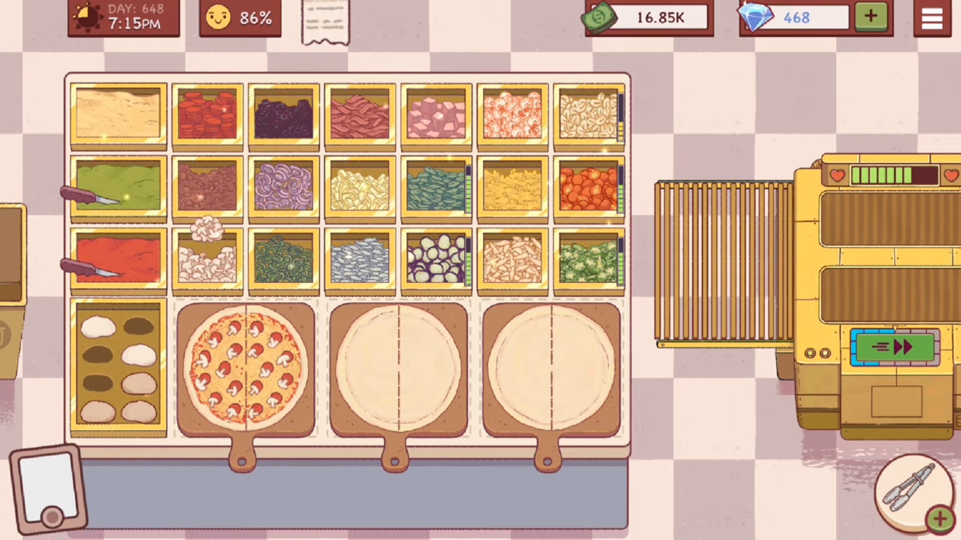 Good Pizza, Great Pizza. Image: Tapblaze.