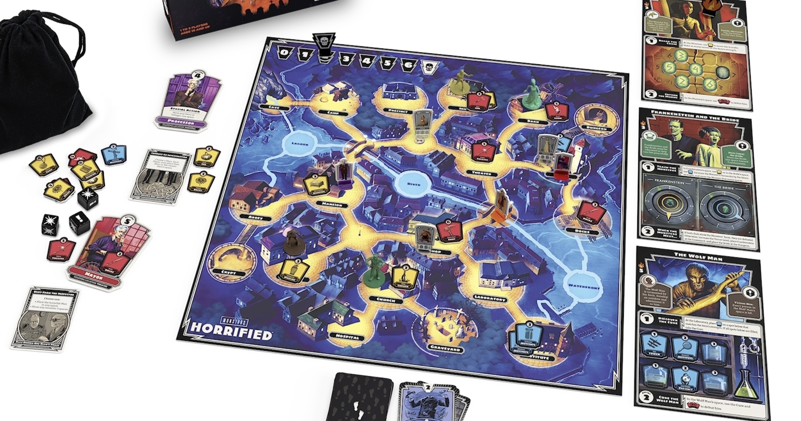 Horrified Universal Monsters Board Game