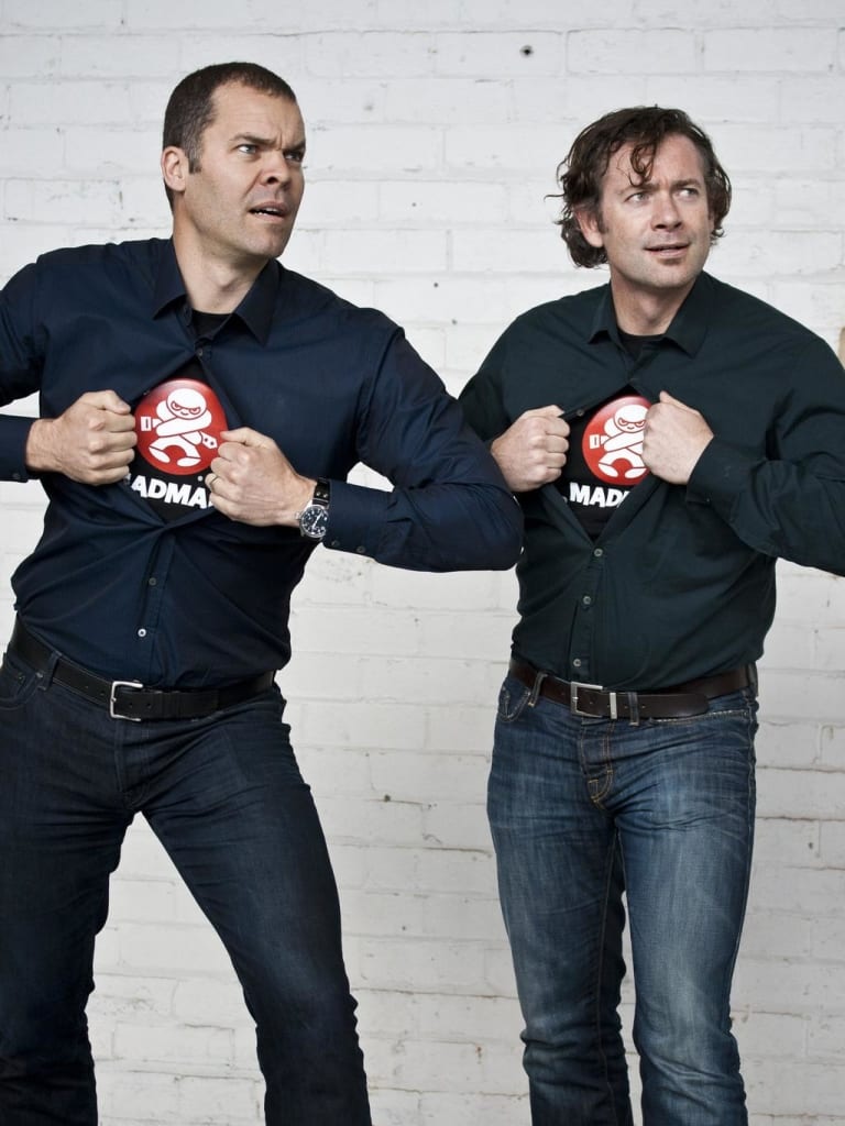 L-R Tim Anderson &Amp; Paul Wiegard, Co-Founders Of Madman Entertainment. Photo: Supplied.