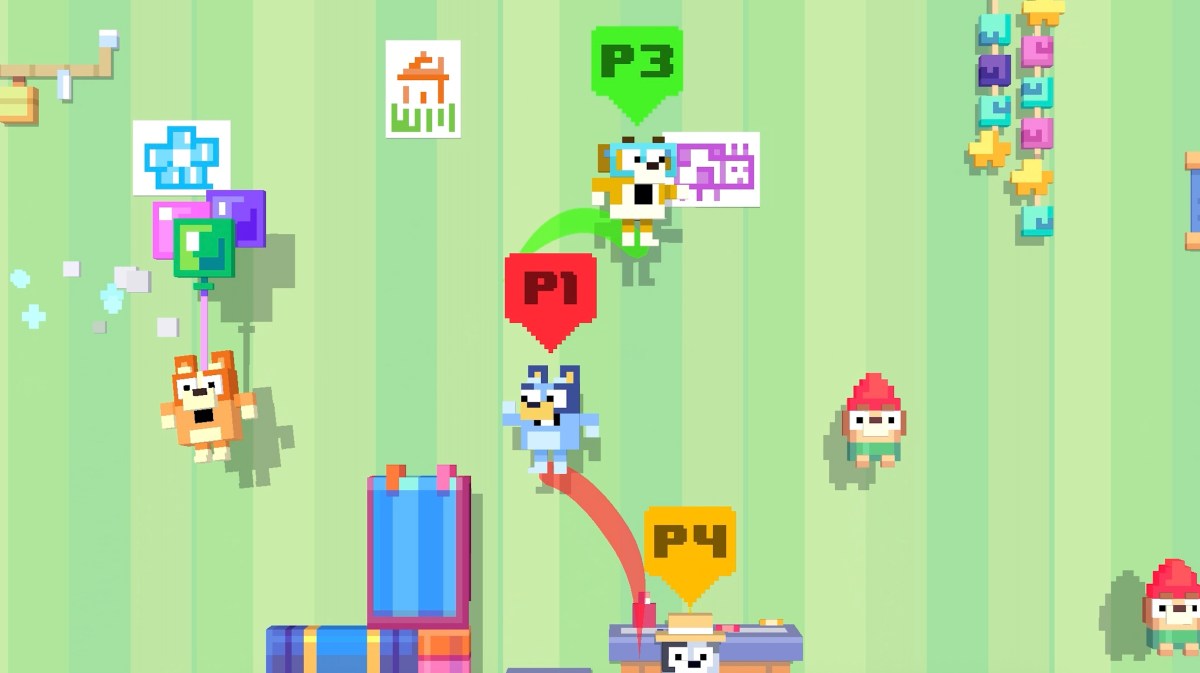 crossy road castle game bluey crossover event