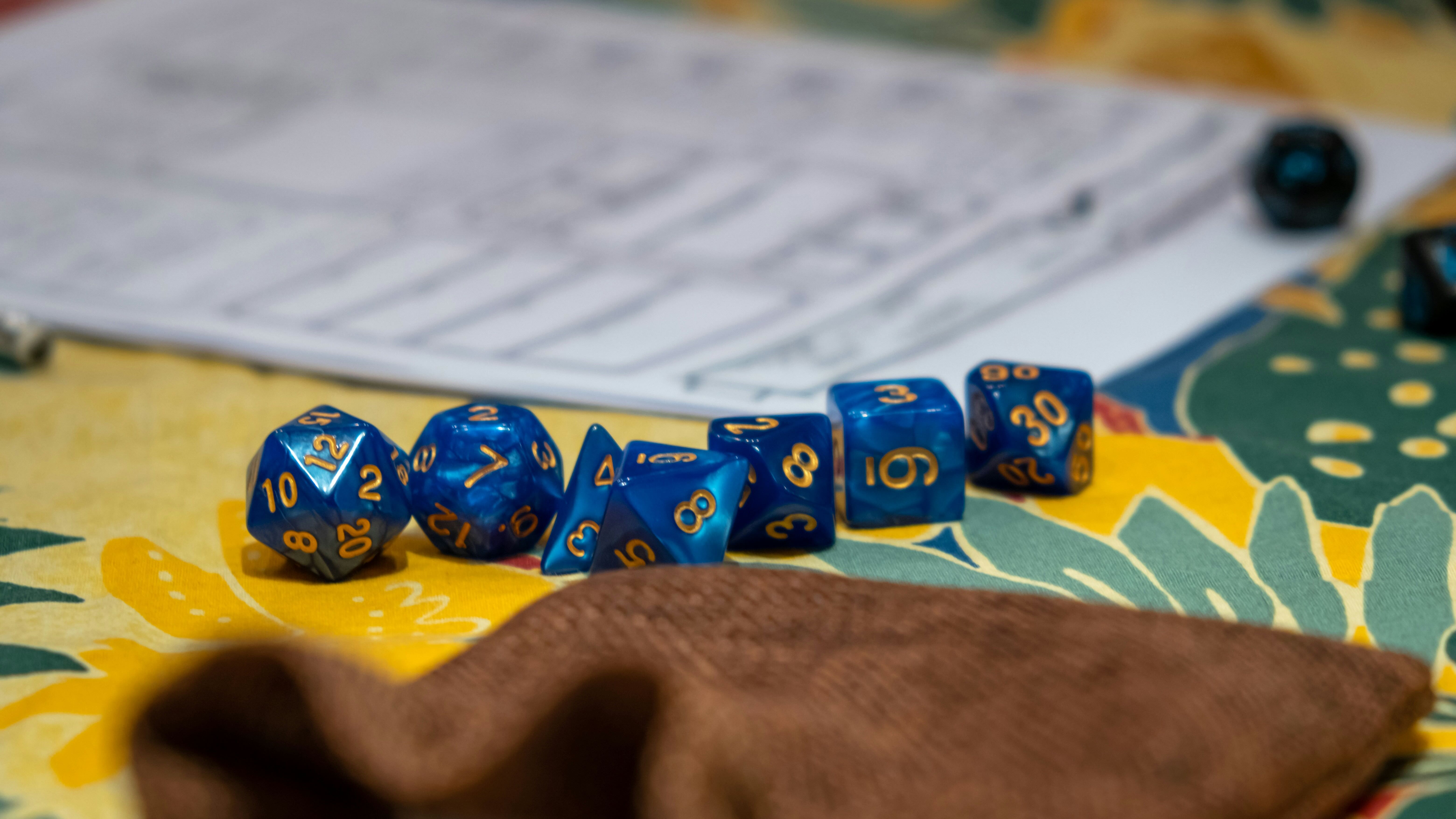 dungeons and dragons dice