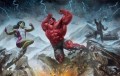 red hulk exclusive card preview mtg marvel super heroes