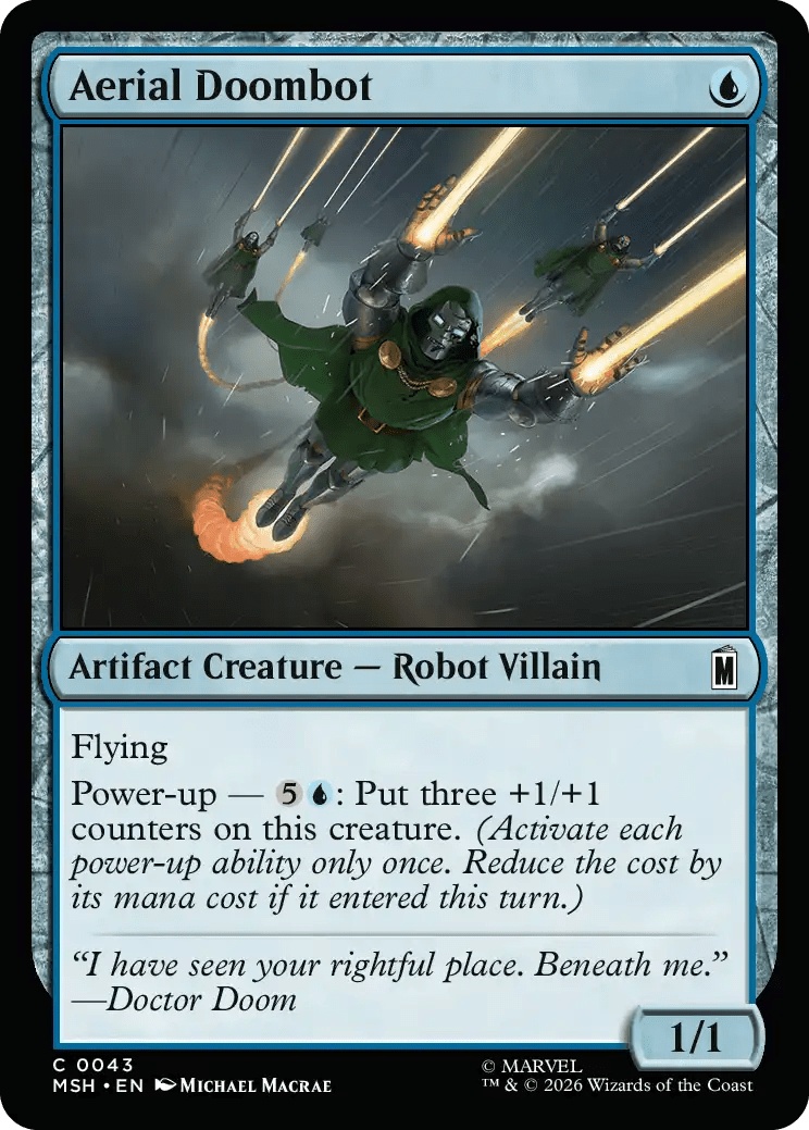 Mtg Marvel Super Heroes Blue