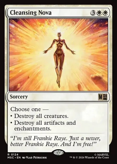Cleansing Nova Mtg Marvel Super Heroes Card