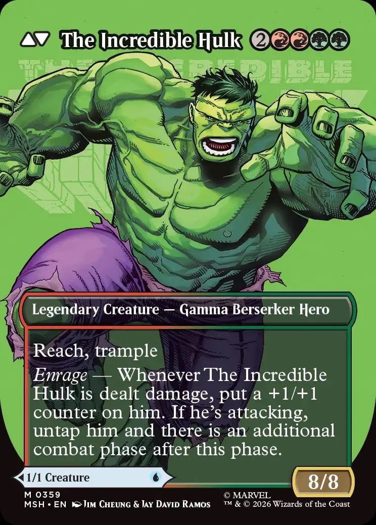 The Hulk Mtg Marvel Super Heroes