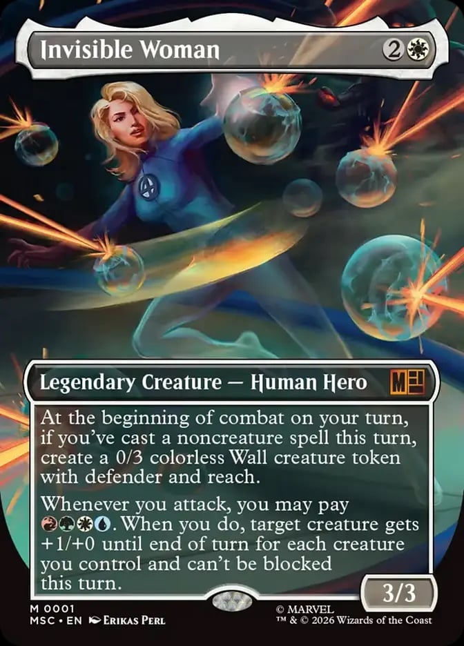 Invisible Woman Fantastic Four Comander Deck
