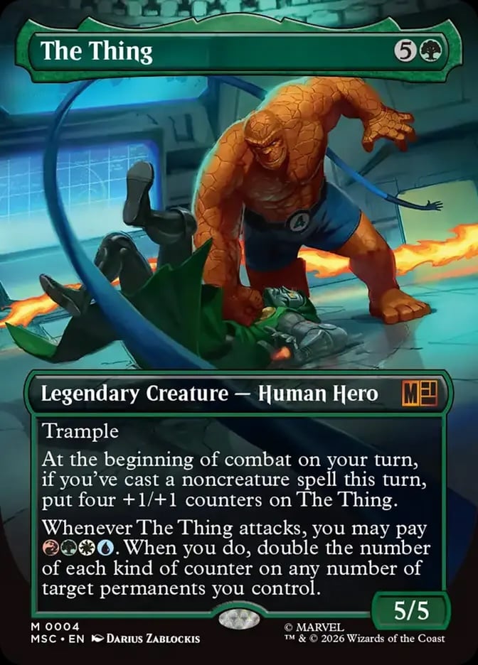 The Thing Fantastic Four Comander Deck