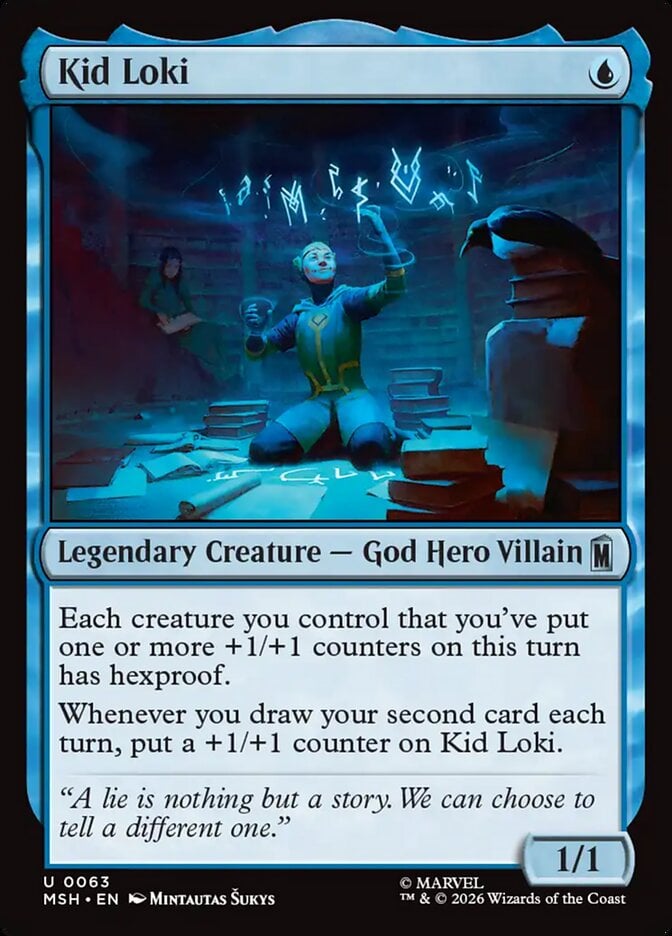 Mtg Marvel Super Heroes Blue