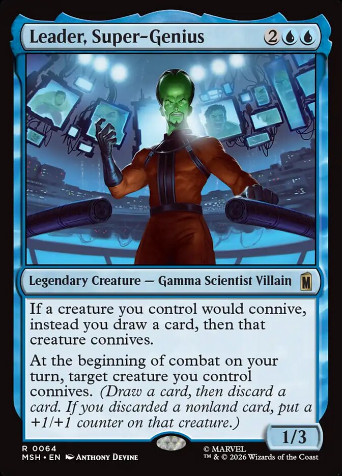 Mtg Marvel Super Heroes Blue