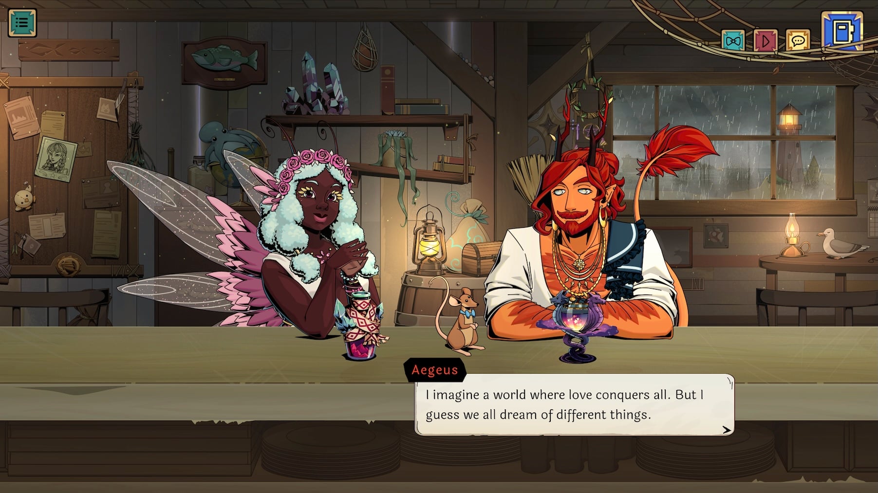 Tavern Talk Stories: Dreamwalker. Screenshot: Screenhub.