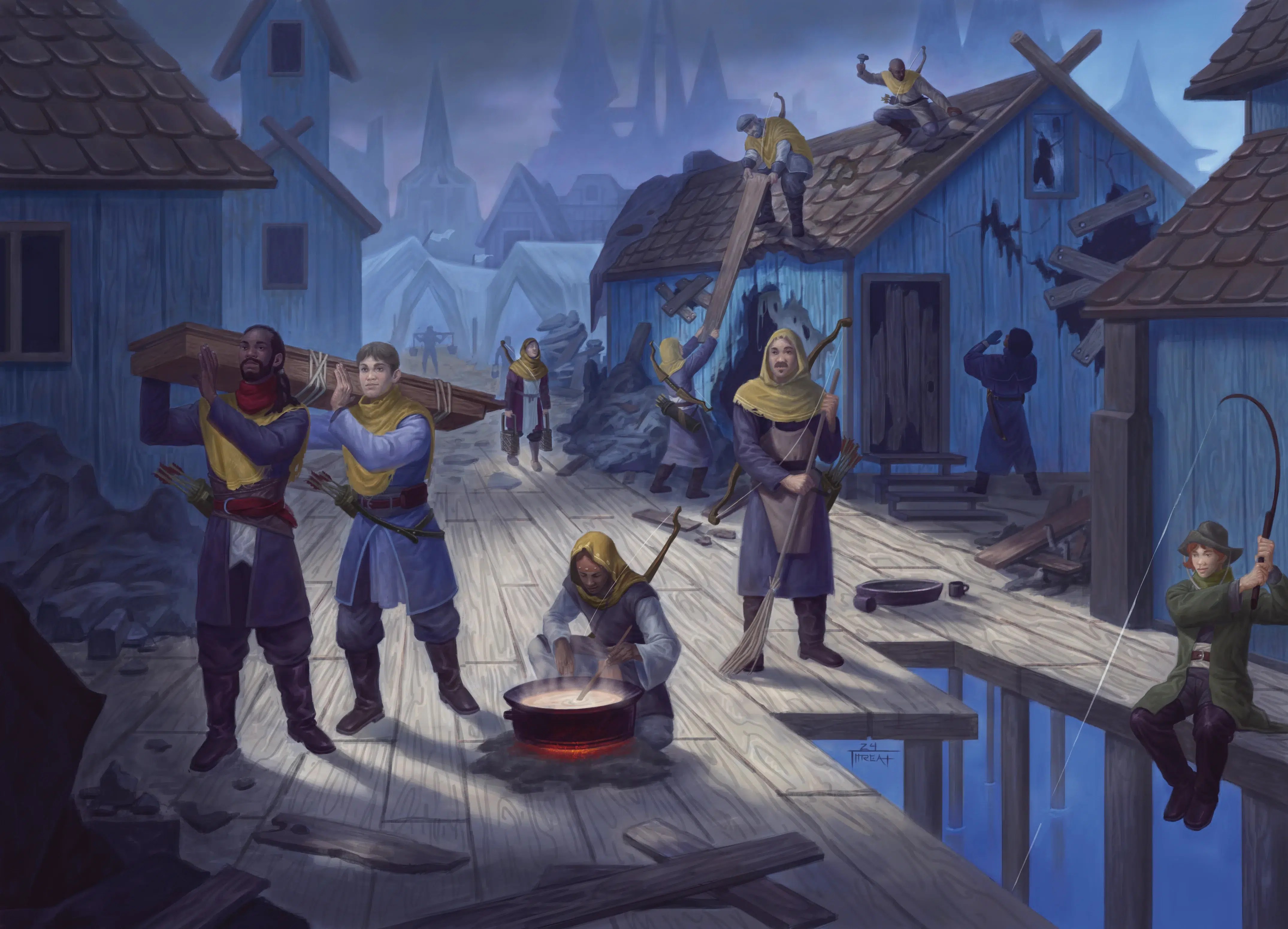 Mtg The Hobbit Bards Company Full Art