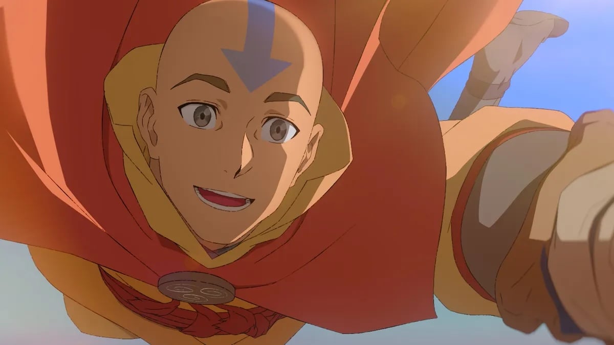 Avatar Aang: The Last Airbender. Image: Paramount.