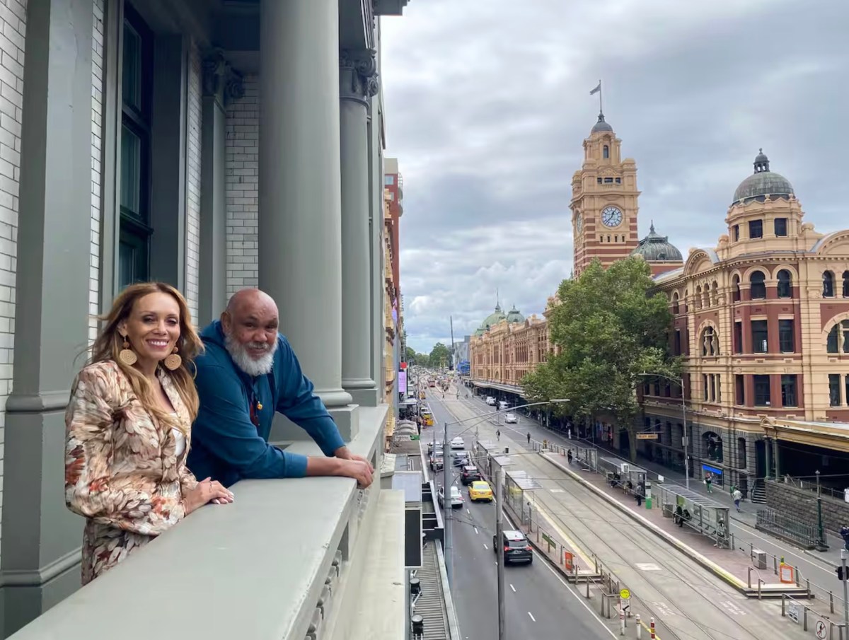 Living Black Host Karla Grant &Amp; Kutcha Edwards In Living Black. Photo: Nitv. Streaming On Nitv And Sbs On Demand. Best New Shows.