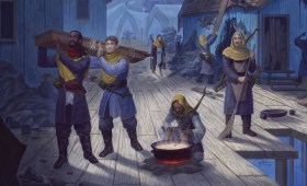 mtg the hobbit preview card bard's company