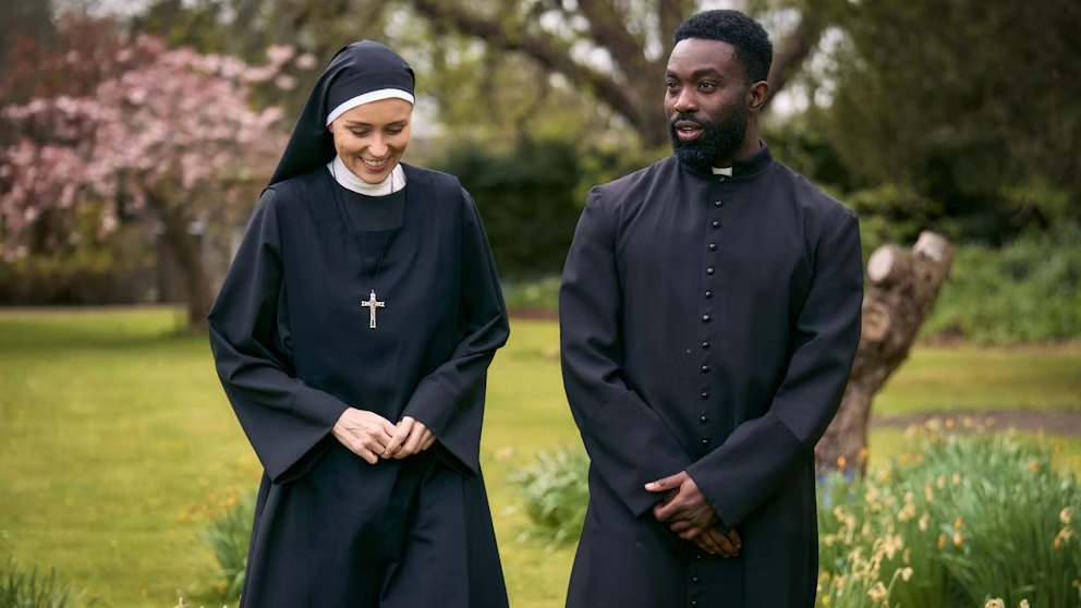 Falling. Image: Channel 4. Streaming on ABC iview.