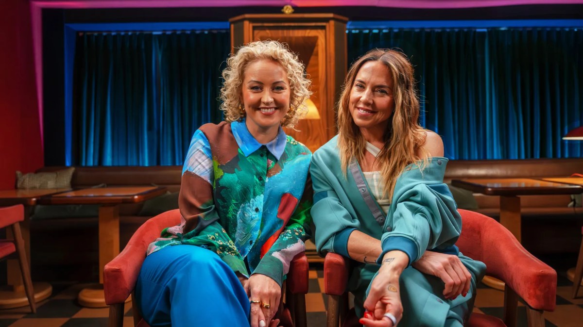 From Left, Zan Rowe Interviewing Mel C On Take 5 With Zan Rowe Season 4. Image: Abc.