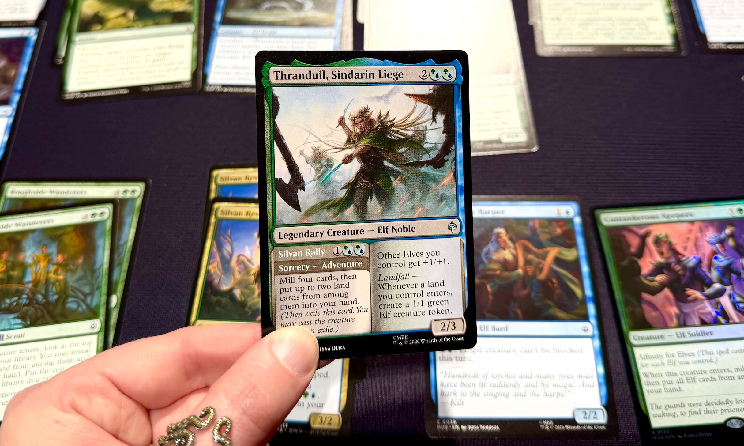 Mtg The Hobbit Thranduil Elf Card
